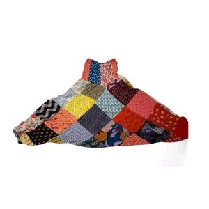 Tribe Azure S/M Harem Palazzo Pants Hand Crafted Fair Trade India Floral